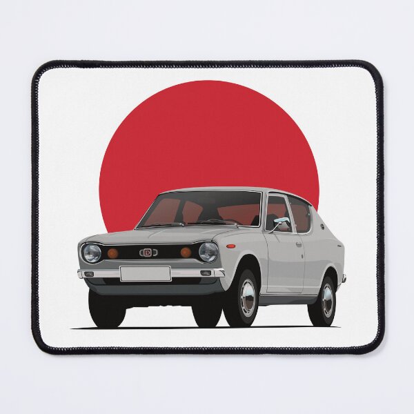 Item preview, Datsun 100A, Cherry, E10 silver grey - rising sun designed and sold by knappidesign.