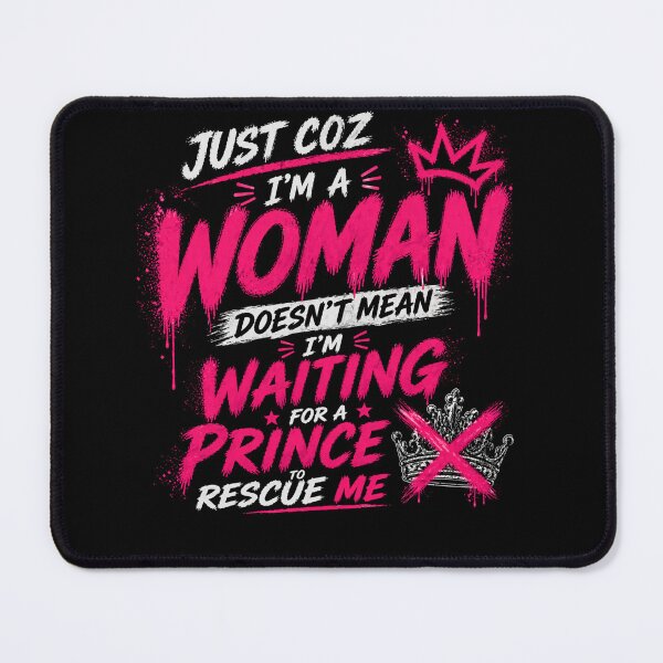 Item preview, Not Waiting for Prince to Rescue Me designed and sold by StoryInCode.