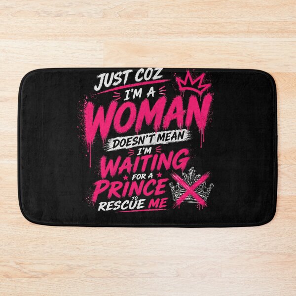 Item preview, Not Waiting for Prince to Rescue Me designed and sold by StoryInCode.