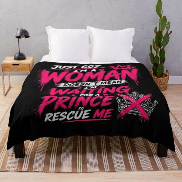 Item preview, Not Waiting for Prince to Rescue Me designed and sold by StoryInCode.