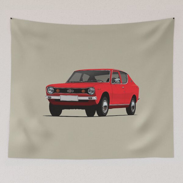 Item preview, Datsun 100A, Cherry, E10 - red designed and sold by knappidesign.