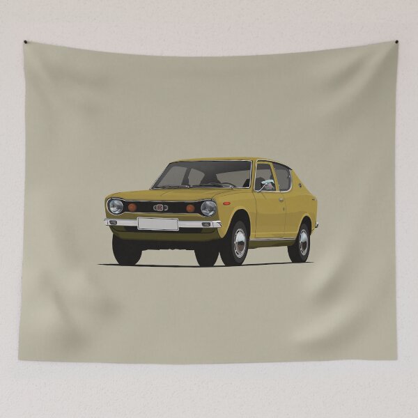 Item preview, Datsun E10, 100A, Cherry - yellow designed and sold by knappidesign.