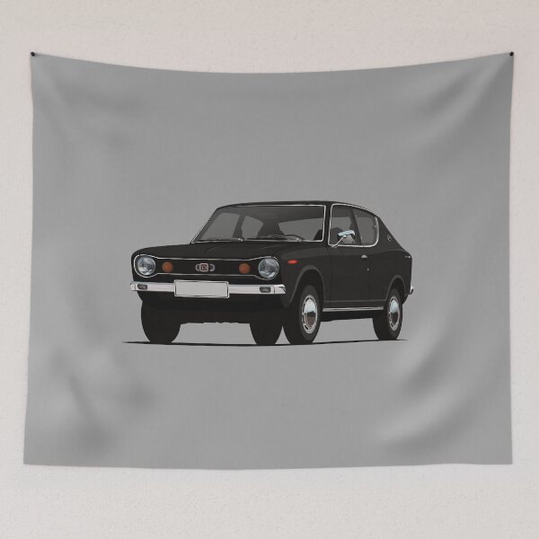 Item preview, Datsun 100A - 1000 - Cherry, black illustration designed and sold by knappidesign.