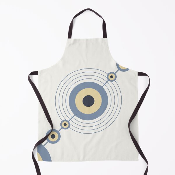Item preview, The Network - Minimalist Blue and Beige Geometric designed and sold by artdocaj.