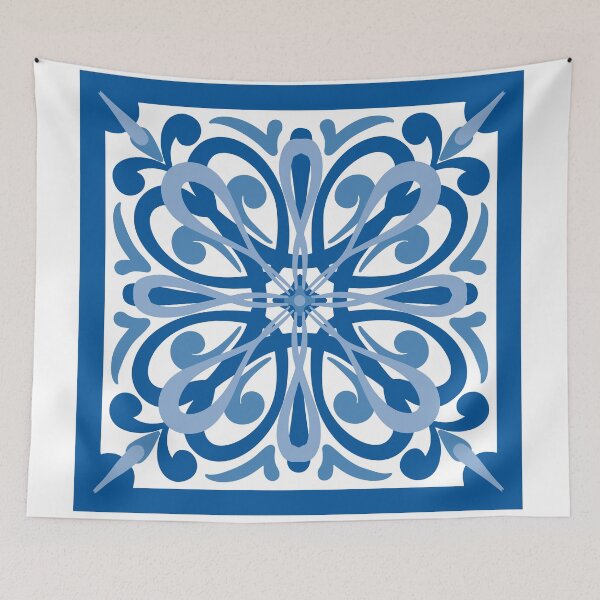 Item preview, Blue rangoli design  designed and sold by Heaven1111.