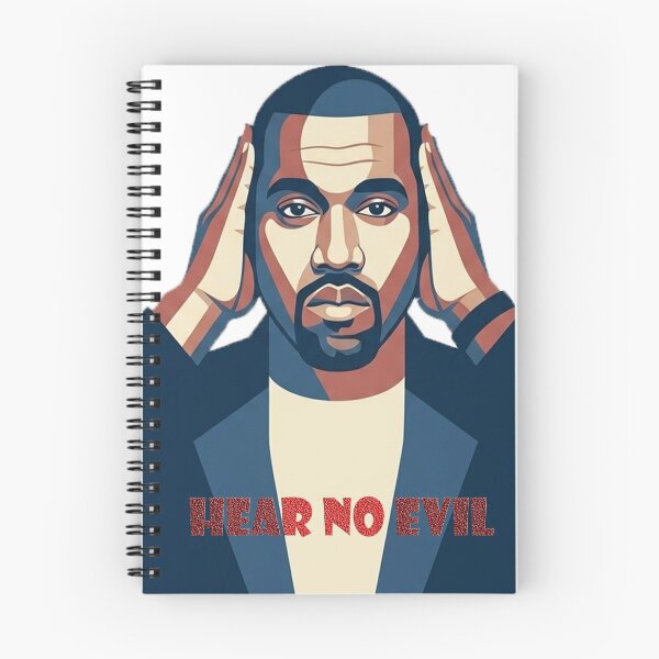 Artikelvorschau, Von Kanye West inspirierte Hip-Hop-Grafik – Streetwear-Kunst von Hear No Evil entworfen und verkauft von SajolCanva.