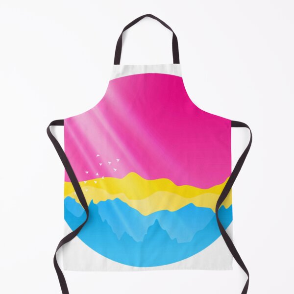 Item preview, Pansexual Sunrise Mountains Landscape cute designed and sold by FredericMolina.