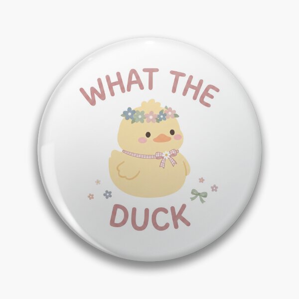 Artikelvorschau, What The Duck Cute Kawaii Duck Funny Duck Meme Aesthetic Duck Design entworfen und verkauft von ChipchaOddities.