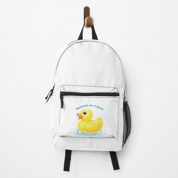 Item preview, Mentally on a pond | Cute Duck Aesthetic designed and sold by Little Bloom Studio.