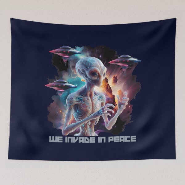 Item preview, We invade in peace designed and sold by EricT00.