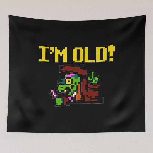 Item preview, I'm Old! Retro Gamer Humor Senior Gaming Gift designed and sold by QuentinHarrow.