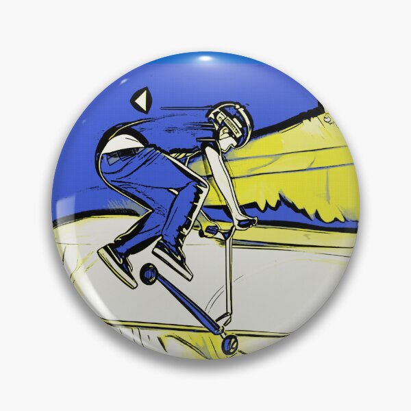 Item preview, Scooter Landing - Stunt Scooter Rider designed and sold by NaturePrints.