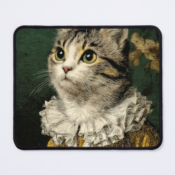 Item preview, Elegant Victorian Cat Cute Vintage Aesthetic Cat Design designed and sold by Meow-Attitude.