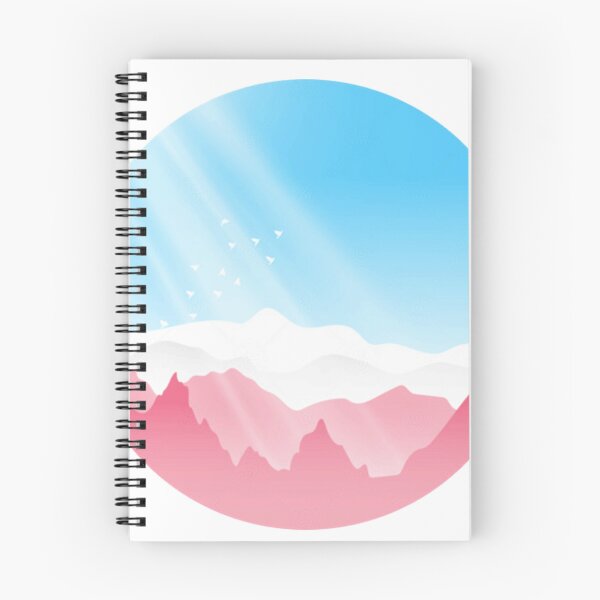 Item preview, Transgender Sunrise Mountains Landscape  designed and sold by FredericMolina.