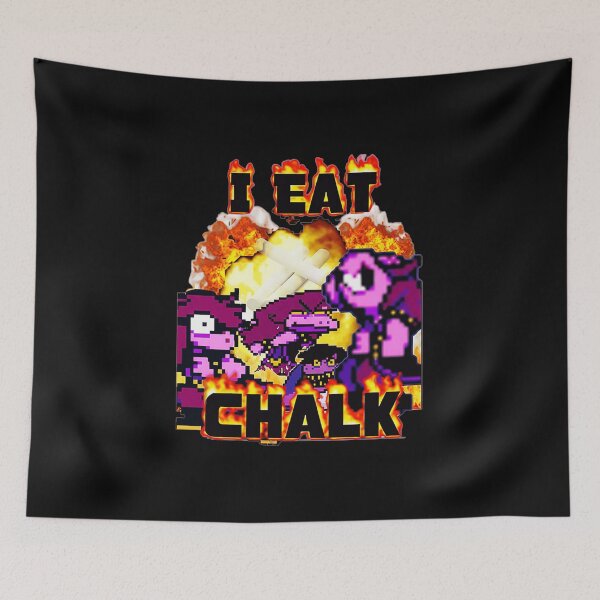 Item preview, I Eat Chalk Deltarune Susie Fan Gaming Humor designed and sold by QuentinHarrow.
