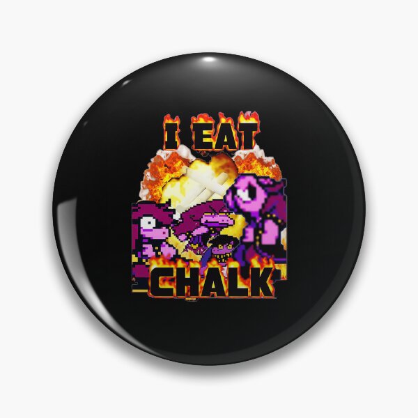 Item preview, I Eat Chalk Deltarune Susie Fan Gaming Humor designed and sold by QuentinHarrow.