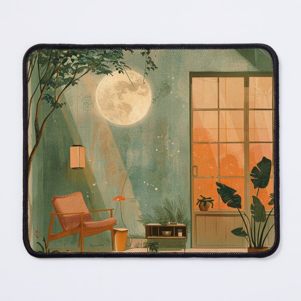 Item preview, Patio, Tree, Chair, And Planter In Moonlight Glow  designed and sold by DEC02.