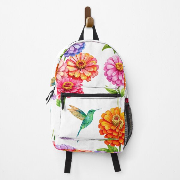 Item preview, Zinnia Garden Seamless Print designed and sold by Niji Hibana.