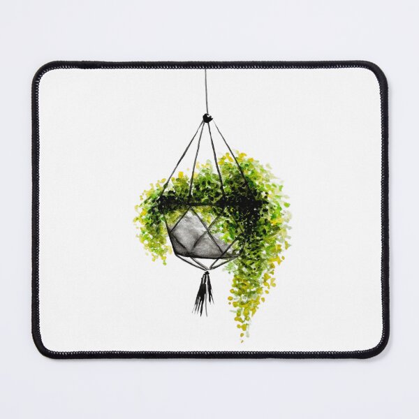 Item preview, Watercolor Hanging Plant Illustration | Boho Greenery Wall Art designed and sold by Little Bloom Studio.