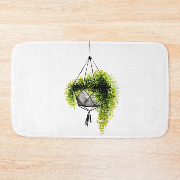 Item preview, Watercolor Hanging Plant Illustration | Boho Greenery Wall Art designed and sold by Little Bloom Studio.