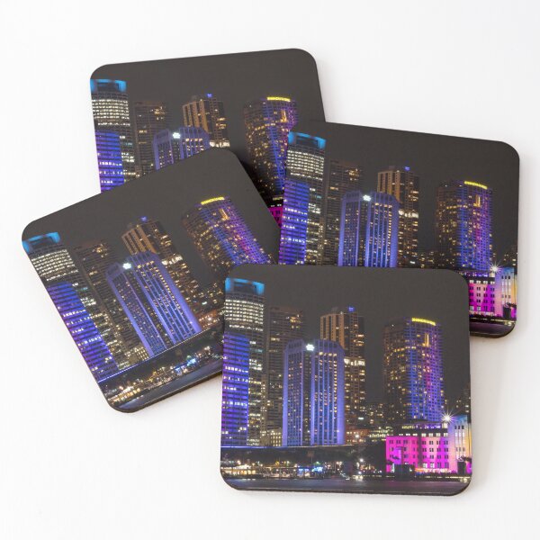 Item preview, Sydney City at Night - Vivid Sydney Festival designed and sold by Ross.A.Campbell.