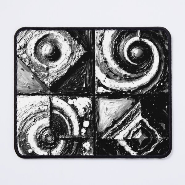 Item preview, black and white geometric abstract design designed and sold by SmashingDeals.