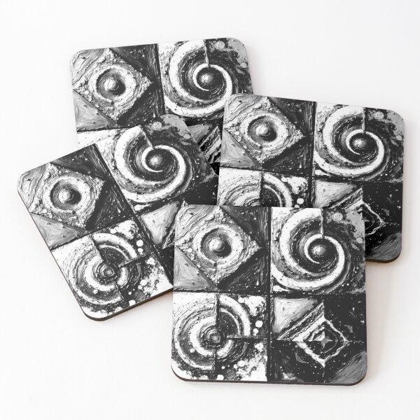Item preview, black and white geometric abstract design designed and sold by SmashingDeals.