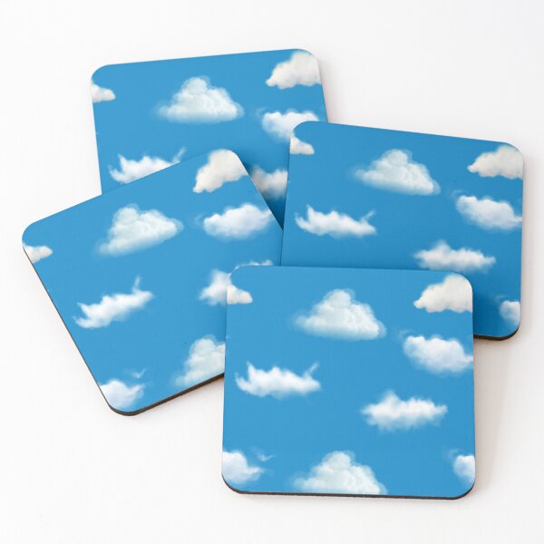 Item preview, Dreamy Ghibli Sky - Seamless Cloud Aesthetic Pattern designed and sold by Niji Hibana.