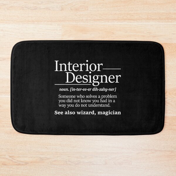 Item preview, Interior Designer Shirts - Unisex Adults - Modern Novelty Letter Print - Home Office Design Decorator designed and sold by JamesARager.