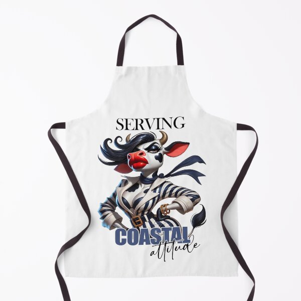 Item preview, Coastal Attitude Sassy Cow Fashion designed and sold by FunnyTeeByMe.