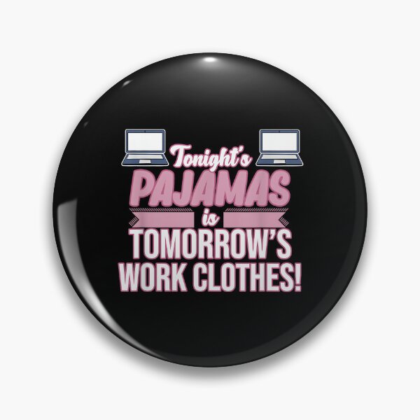 Item preview, Pajamas Work Clothes Working From Home Officer Graphic designed and sold by JamesARager.
