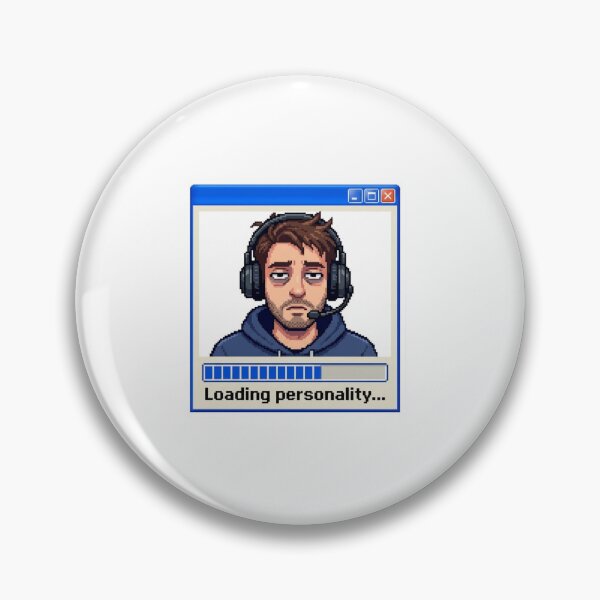 Item preview, Loading Personality Pixel Sticker designed and sold by Imaginarium of Chaos falcon88 .