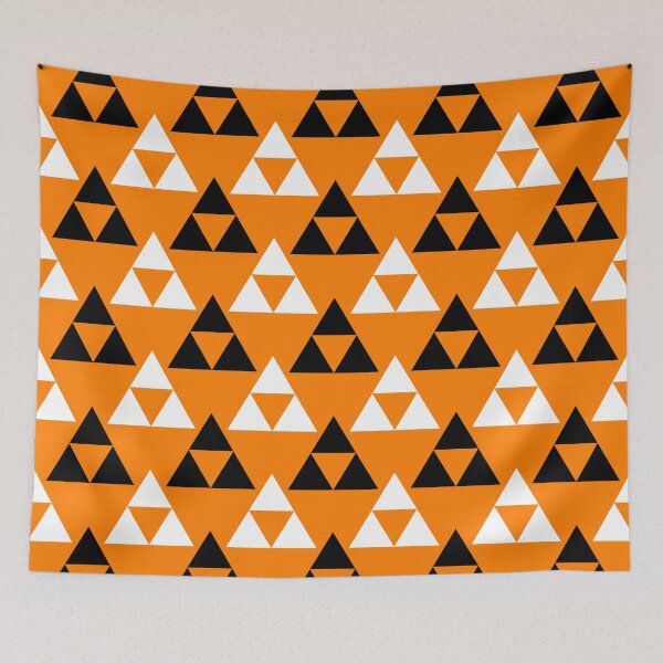 Item preview, Amber, black & white triangles designed and sold by Mint + Midnight.