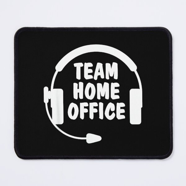 Item preview, Team Home Office Headset I Funny Stay Home Office designed and sold by JamesARager.