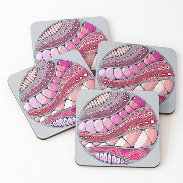 Item preview, Abstract organic patterns in warm tones designed and sold by Doodleofnono.