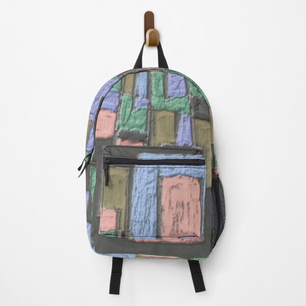 Item preview, cityscape cubism dark hue white colorful geometric abstract design designed and sold by SmashingDeals.