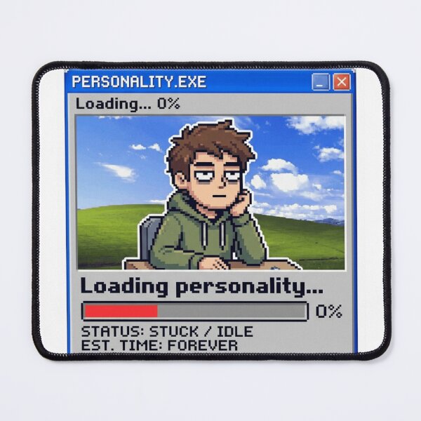 Item preview, Zero Personality Loading Sticker designed and sold by Imaginarium of Chaos falcon88 .