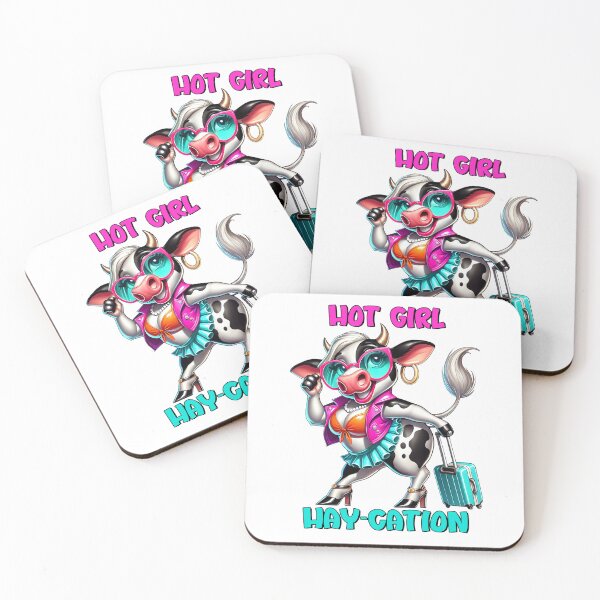 Item preview, Vacation Cow Funny Summer Travel designed and sold by FunnyTeeByMe.