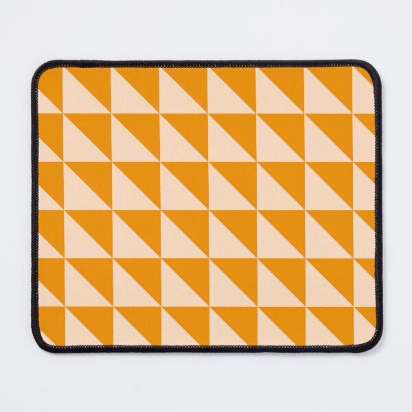 Item preview, Tangerine & deep champagne triangles designed and sold by Mint + Midnight.