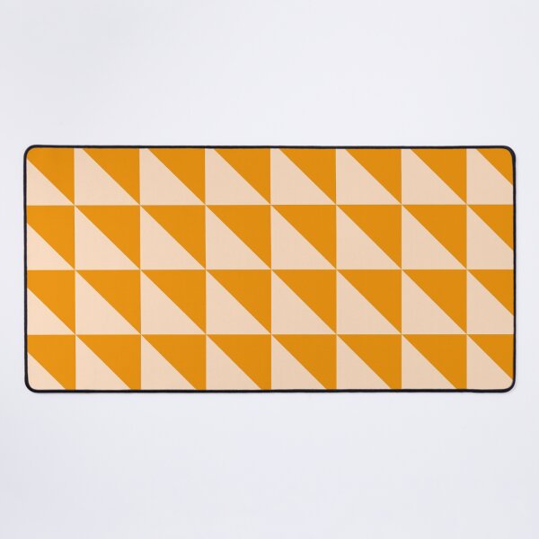 Item preview, Tangerine & deep champagne triangles designed and sold by Mint + Midnight.