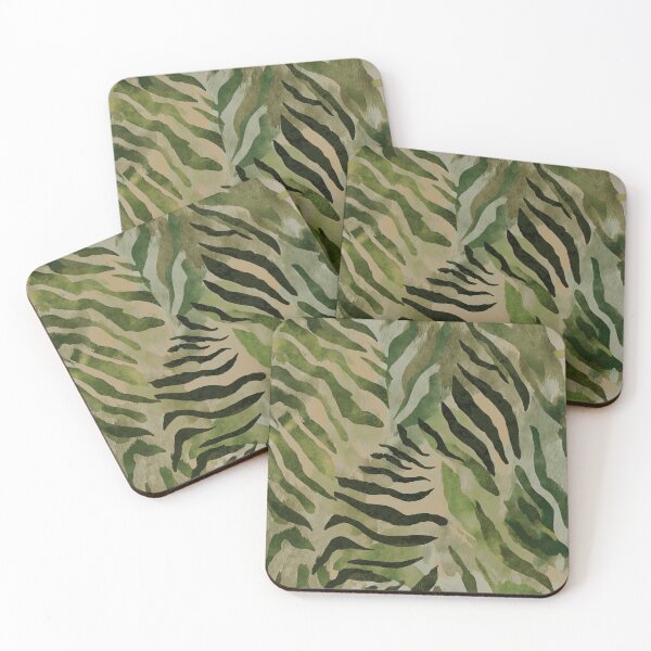Item preview, Wild Safari Animal Print Jungle Green designed and sold by artsandsoul.