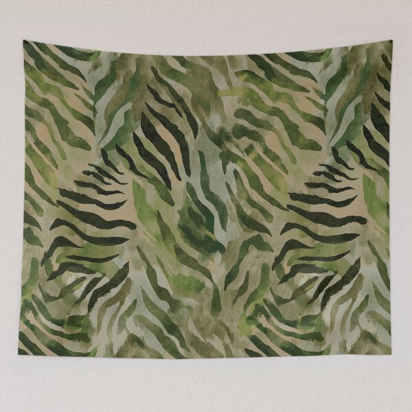 Item preview, Wild Safari Animal Print Jungle Green designed and sold by artsandsoul.