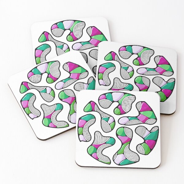 Item preview, Fragmented abstract forms in motion designed and sold by Doodleofnono.