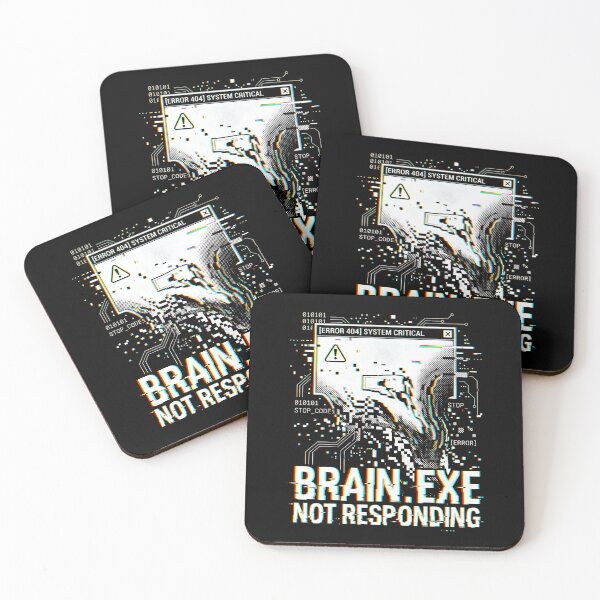 Artikelvorschau, Brain.exe reagiert nicht – Systemfehler entworfen und verkauft von SplashTastic.