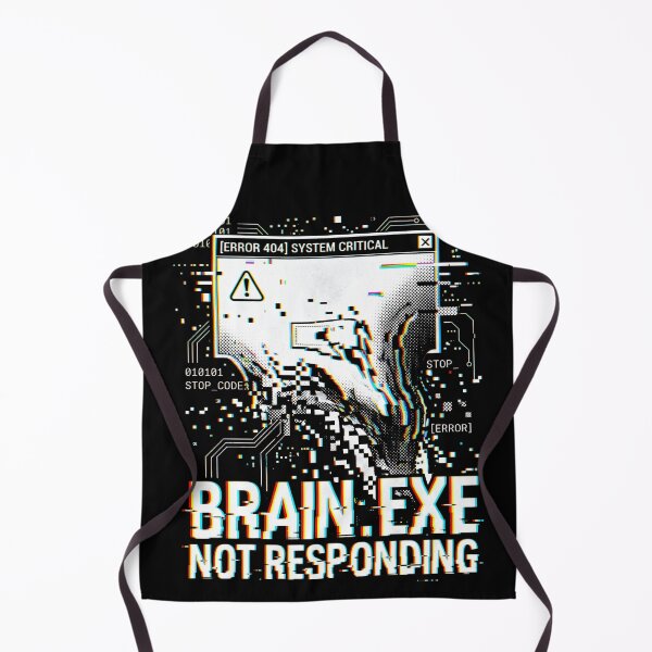 Artikelvorschau, Brain.exe reagiert nicht – Systemfehler entworfen und verkauft von SplashTastic.