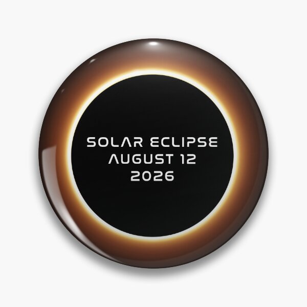 Item preview, Solar eclipse 2026 - English text designed and sold by R-A Designs.