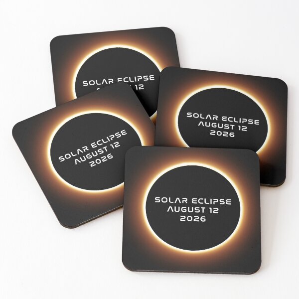 Item preview, Solar eclipse 2026 - English text designed and sold by R-A Designs.