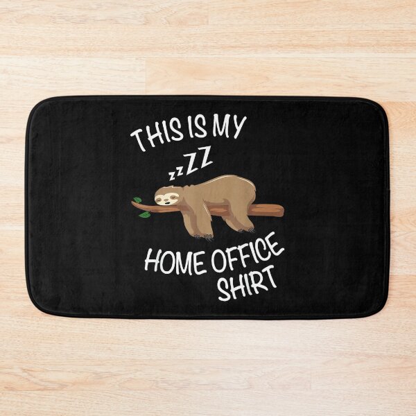 Item preview, This Is My Home Office Shirt - Fun Sleeping Sloth designed and sold by JamesARager.