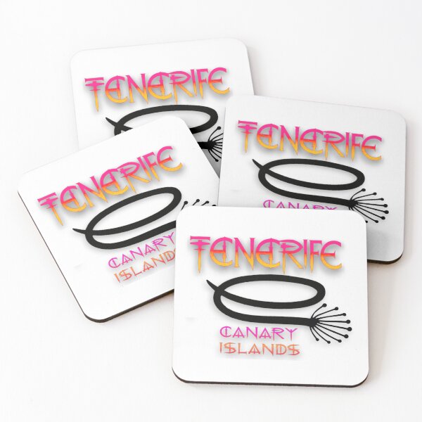 Item preview,  Tropical Sunset Gradient Tenerife Typography Design designed and sold by blacK1982White.