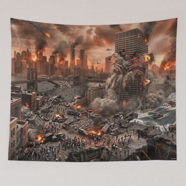 Item preview, Combination Chaos, Bedlam, Catastrophe, Cataclysm, Calamity, Apocalypse and Destruction designed and sold by Uniqueartai.
